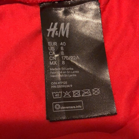 HM - RED ONEPIECE, SZ 8 - Picture 5 of 5